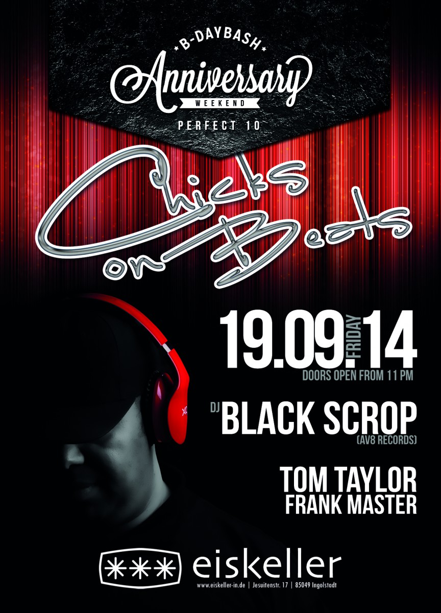 ≈ 10 JAHRE CHICKS ON BEATS ≈ | Freitag, 19.09.2014 - 23:00 Uhr