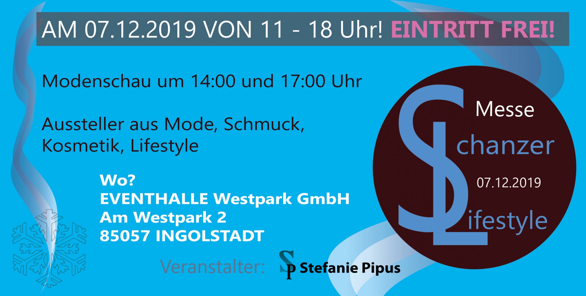 Schanzer Lifestyle | Samstag, 07.12.2019 - 11:00 Uhr | eventhalle